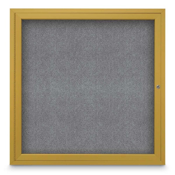 Sliding Door Indoor Enclosed Corkboard, 9